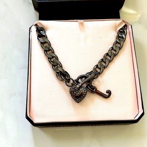 💕Juicy Couture Hematite Necklace-includes gift box! 💕Perfect for your sweetheart